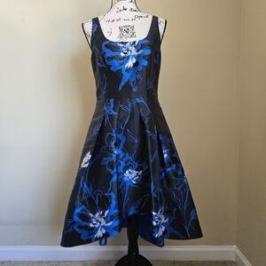 Shoshanna Midnight Sleeveless Coktail Dress High Low Womens 6